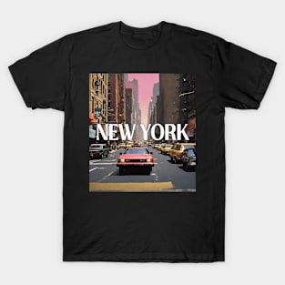 new york street retro nyc T-Shirt